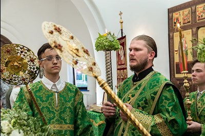 Всенощное бдение в храме преподобного Сергия Радонежского г. Саратова