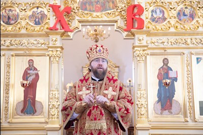 Митрополит Игнатий совершил Божественную литургию в храме святого апостола и евангелиста Иоанна Богослова г. Саратова