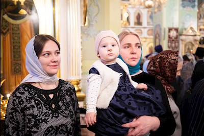 Митрополит Игнатий совершил всенощное бдение в Покровском соборе г. Саратова