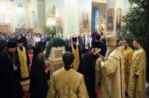 Великая Рождественская вечерня в храме в честь Покрова Пресвятой Богородицы г. Саратова