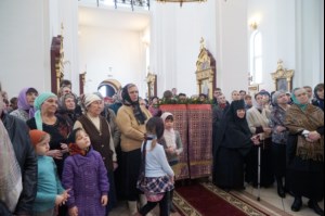 Божественная литургия в храме во имя святого великомученика Георгия Победоносца г.Саратова