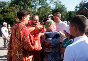 Божественная литургия в Вавиловом Доле