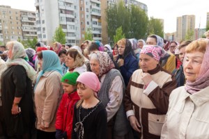 Божественная литургия в храме великомученика Георгия Победоносца г. Саратова