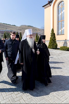 Литургия Преждеосвященных Даров и монашеский постриг в Свято-Алексиевском женском монастыре г. Саратова