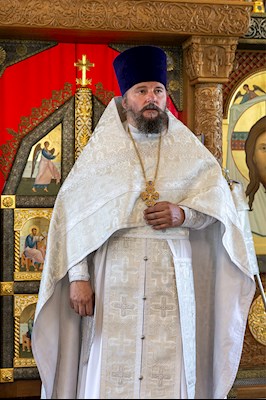 Божественная литургия в Вознесенско-Пантелеимоновском храме с. Усть-Курдюм Саратовского района