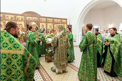 Всенощное бдение в храме преподобного Сергия Радонежского г. Саратова