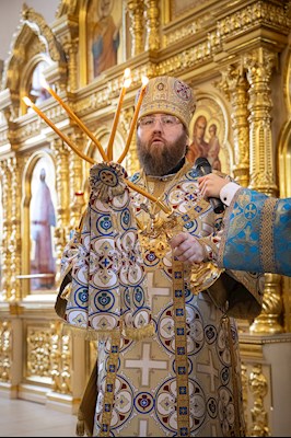 Митрополит Игнатий возглавил соборное архиерейское богослужение в Казанском храме г. Саратова