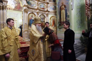 Великая Рождественская вечерня в храме в честь Покрова Пресвятой Богородицы г. Саратова