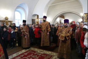 Божественная литургия в Спасо-Преображенском мужском монастыре г.Саратова