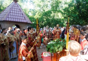 Божественная литургия в Вавиловом Доле