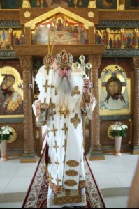 Митрополит Лонгин совершил Великое освящение Вознесенского храма Вознесенско-Пантелеимоновской церкви с. Усть-Курдюм
