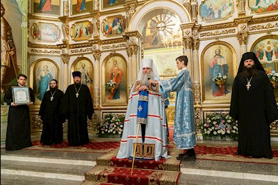 Всенощное бдение в Покровском храме г. Саратова