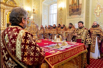 Митрополит Лонгин отмечает день тезоименитства