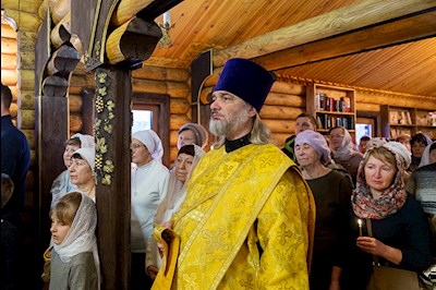 Митрополит Лонгин совершил Великое освящение храма Преображения Господня р.п. Соколовый