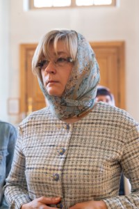 Литургия Преждеосвященных Даров, малое повечерие и утреня Великого Четвертка на Архиерейском подворье — в храме во имя святых равноапостольных Мефодия и Кирилла при СГУ
