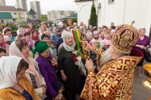 Божественная литургия в храме великомученика Георгия Победоносца г. Саратова