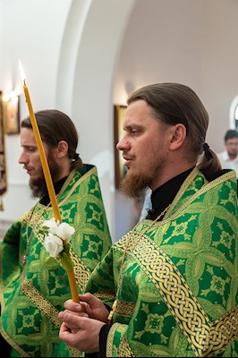 Всенощное бдение в храме преподобного Сергия Радонежского г. Саратова