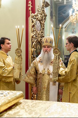 Всенощное бдение в храме Покрова Пресвятой Богородицы г. Саратова