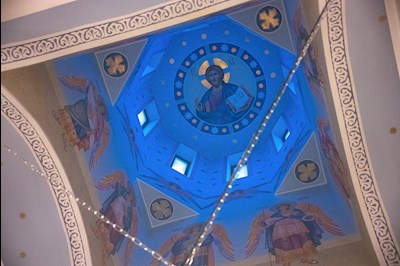Митрополит Игнатий совершил Великое освящение храма святителя и Чудотворца Николая села Долгий Буерак Гагаринского района г. Саратова и Божественную литургию в новоосвященном храме