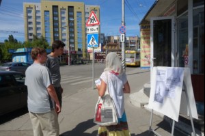 Молодежный отдел Саратовской епархии провел просветительскую акцию, посвященную истории утраченного Ильинского храма