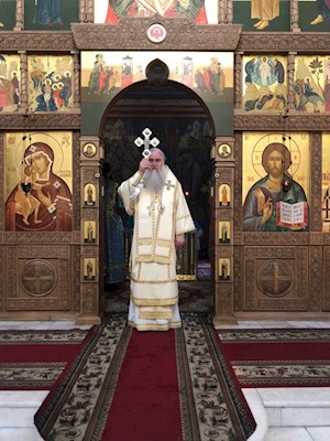 Божественная литургия в храме святителя Спиридона Тримифунтского г. Нея (Галичская епархия)