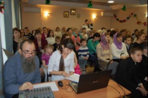 Рождественский концерт в православной гимназии во имя святого мученика Александра Медема г. Хвалынска