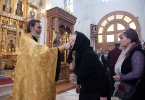 Божественная литургия в Свято-Алексиевском женском монастыре г. Саратова