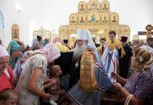 Божественная литургия в храме святых первоверховных апостолов Петра и Павла г. Красноармейска