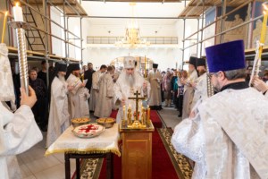 Божественная литургия в Свято-Никольском мужском монастыре г. Саратова