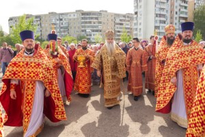 Божественная литургия в храме великомученика Георгия Победоносца г. Саратова