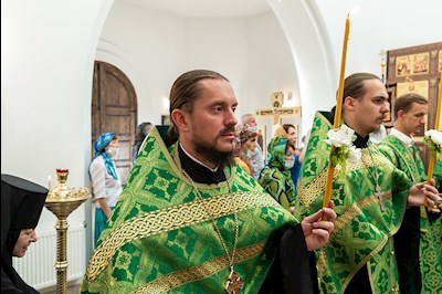 Всенощное бдение в храме преподобного Сергия Радонежского г. Саратова