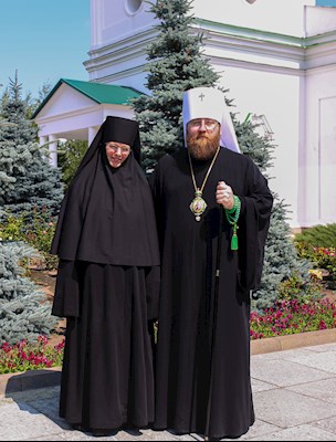 Митрополит Игнатий совершил Божественную литургию в Свято-Сергиевском женском монастыре села Алексеевка Базарно-Карабулакского района
