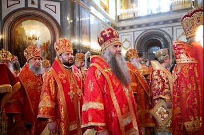 Митрополит Игнатий принял участие в Божественной литургии и торжествах в день тезоименитства Святейшего Патриарха Кирилла