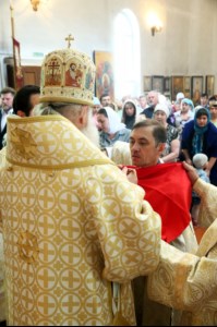 Божественная литургия в храме в честь Покрова Пресвятой Богородицы р.п. Новые Бурасы