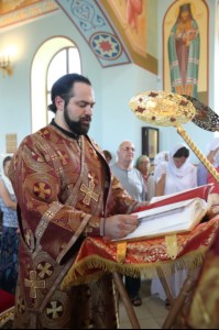 Митрополит Лонгин совершил Великое освящение Вознесенского храма Вознесенско-Пантелеимоновской церкви с. Усть-Курдюм