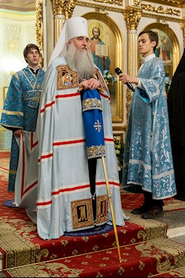 Всенощное бдение в Покровском храме г. Саратова