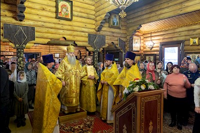 Митрополит Лонгин совершил Великое освящение храма Преображения Господня р.п. Соколовый