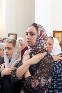 Божественная литургия в храме в честь иконы Божией Матери «Всех скорбящих Радость» г. Саратова