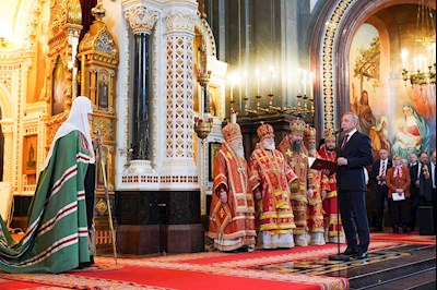 Митрополит Игнатий принял участие в Божественной литургии и торжествах в день тезоименитства Святейшего Патриарха Кирилла