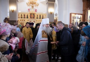 Божественная литургия в Свято-Алексиевском женском монастыре г. Саратова