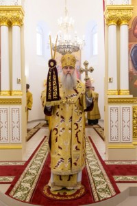 Великое освящение храма во имя святителя Спиридона Тримифунтского г. Саратова и первая Божественная литургия в новоосвященном храме