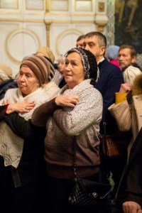 Божественная литургия в храме Сошествия Святого Духа г. Саратова