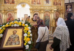 Великое освящение храма во имя святителя Иоанна Златоуста в п. Зональный г.Саратова