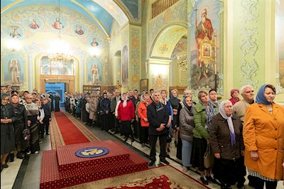 Всенощное бдение в Покровском храме г. Саратова