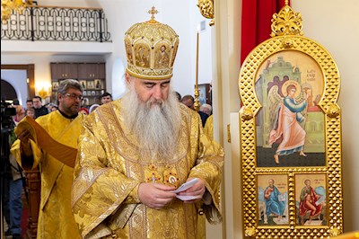 Великое освящение храма Сорока Севастийских мучеников г. Саратова и Божественная литургия в новоосвященном храме