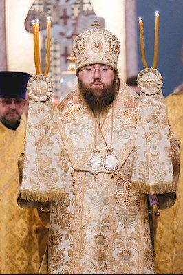 Всенощное бдение в Свято-Троицком кафедральном соборе г. Саратова