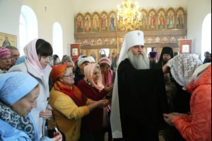 Великое освящение храма святых мучеников Адриана и Наталии г. Саратова и Божественная литургия в новоосвященном храме
