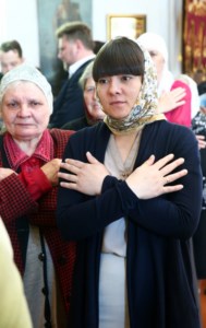 Божественная литургия в храме в честь Покрова Пресвятой Богородицы р.п. Новые Бурасы