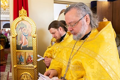 Великое освящение храма Сорока Севастийских мучеников г. Саратова и Божественная литургия в новоосвященном храме