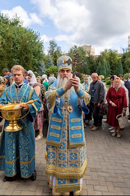 Божественная литургия в Свято-Троицком кафедральном соборе г. Саратова
